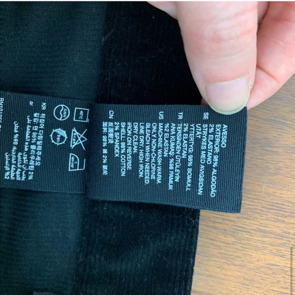 & other stories high rise cordory Pant - Picture 8 of 8